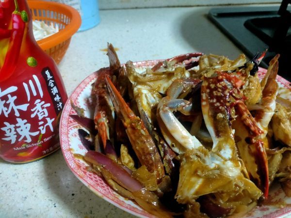 梭子蟹|麻辣梭子蟹