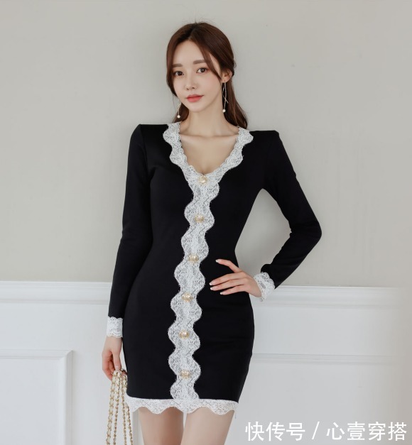 炫动精灵午夜布鲁斯妩媚衣裙|女神孙允珠的时尚搭配：炫动精灵午夜布鲁斯妩媚衣裙