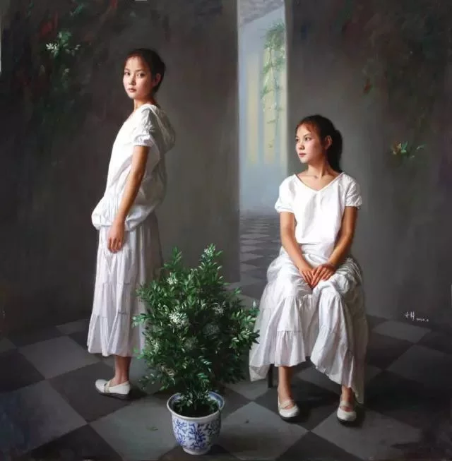 美女画家笔下的女孩 美女画家笔下的女孩