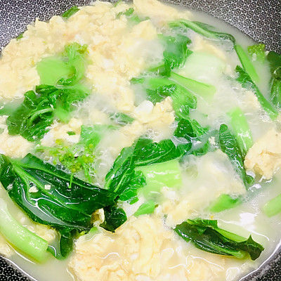 青菜|青菜鸡蛋汤