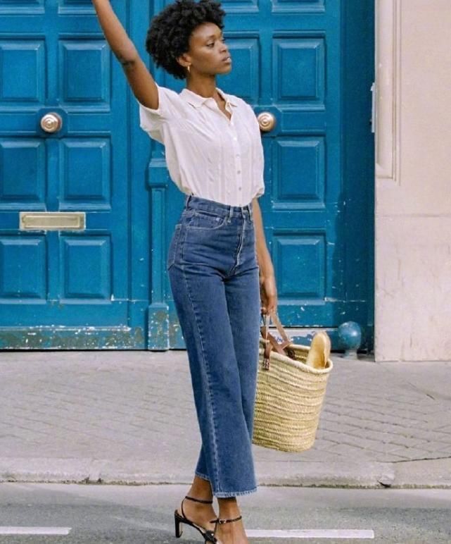 真正会穿牛仔裤的女人到底有多美瞧瞧她们这样搭,个性又迷人