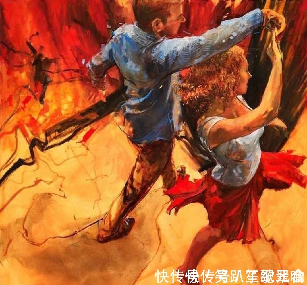 艾伦·本特利$激荡的情与爱,舞动的灵与魂——艾伦·本特利的动态绘画艺术