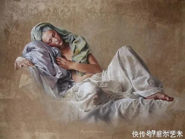 艺术学院$法国女粉彩大师,描绘的女性之美,细腻柔和