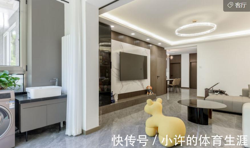 重点|现代简约风打造三居室,高级灰做为主色,时髦又前卫