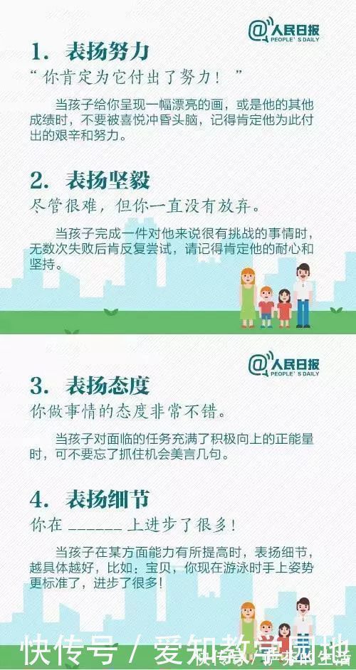 家长|人民日报:15个表扬孩子和10个惩罚孩子的科学方法,家长必读!
