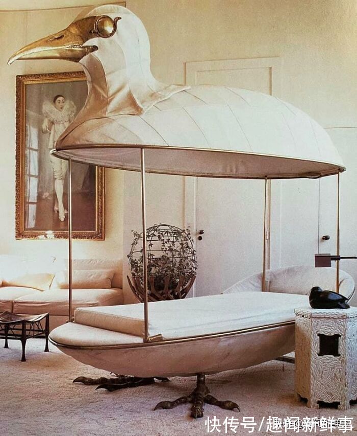 毛茸茸|外国网友晒出各种奇怪的床，简单的睡床还能这样玩，长见识了