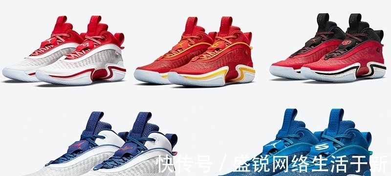 wnb五位球星专属配色登场！抢先近赏Air Jordan 36 PE 系列官方图辑