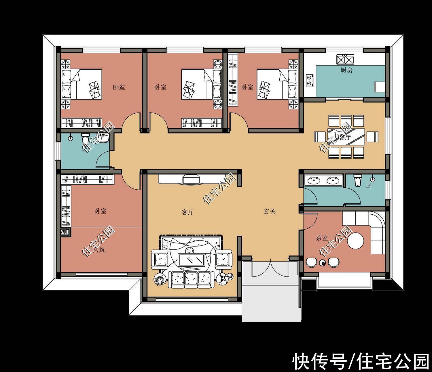 占地|10套徽派别墅户型，纵情水墨诗意，网友：这才是国人该建的房子