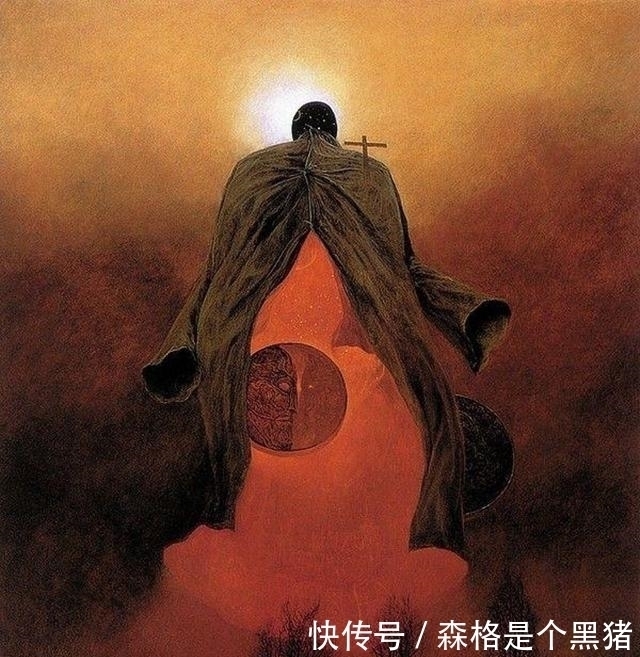 画家出车祸“昏死”后,仿佛看到另一个世界,被画下后让人心慌