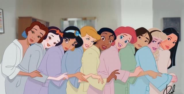 梅莉达|迪士尼公主的“长发”or“短发”艾莎短发像老奶奶,安娜却好看