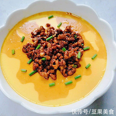 #精致一人食#肉末鸡蛋羹