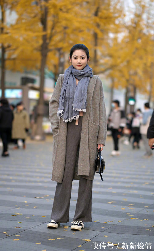 长裤 今年火了一种穿搭,叫:大衣+长裤,时髦显高,小个子都爱不释手