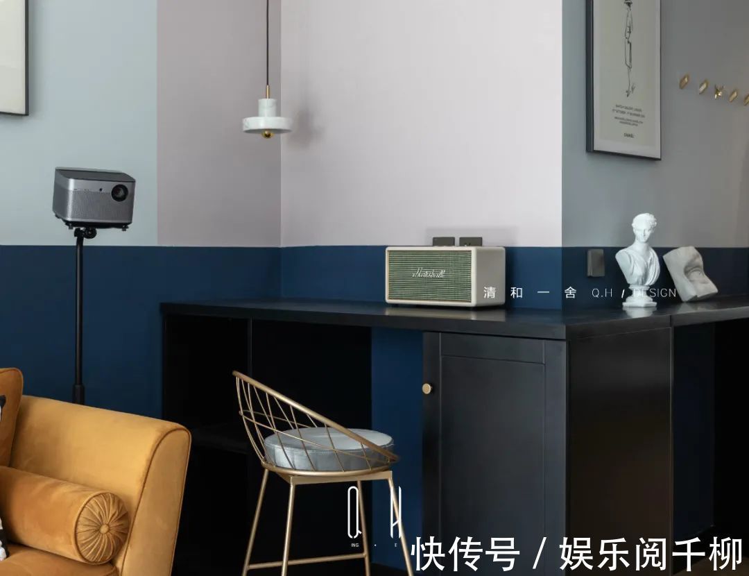 文艺|128㎡现代轻奢,稳重配色+文艺布置,让生活充满诗意与情趣