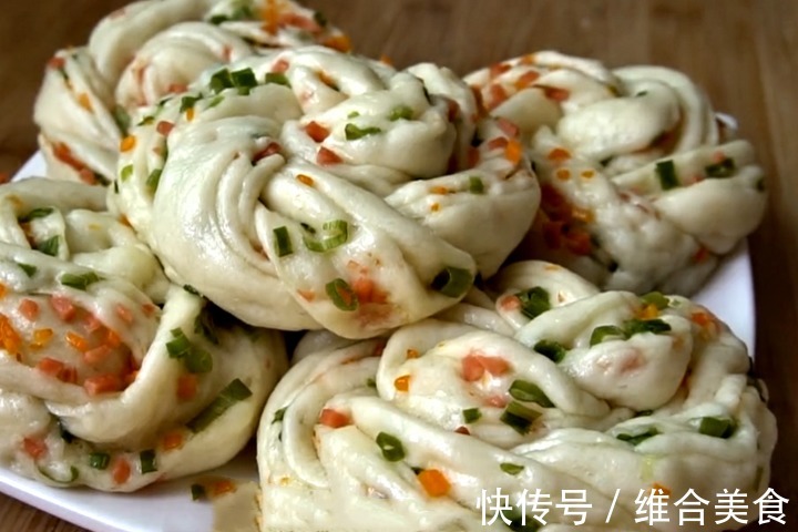 花卷|想吃花卷别再出去买了,教你新做法,咸香劲道,做法超简单