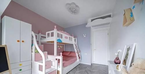 空间|孩子喜欢的双层高低床，不仅童趣满满，还是节省空间的能手！