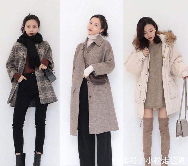 示范|小个子秋冬怎么穿24套温柔又气质穿搭示范,照着穿就对了