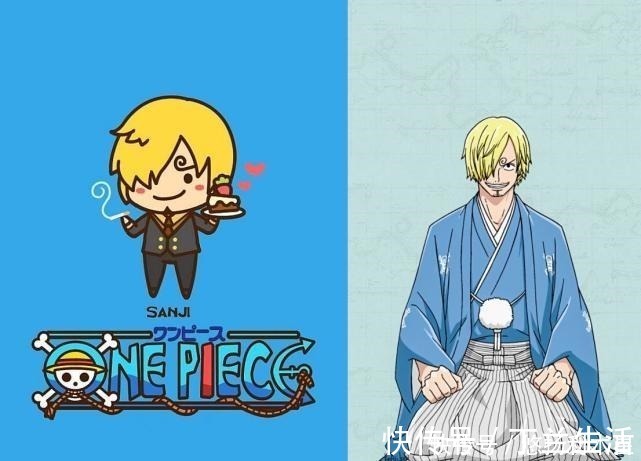 草帽海贼团|海贼王身穿“传统和服”的草帽海贼团,索隆从头“绿”到脚真帅