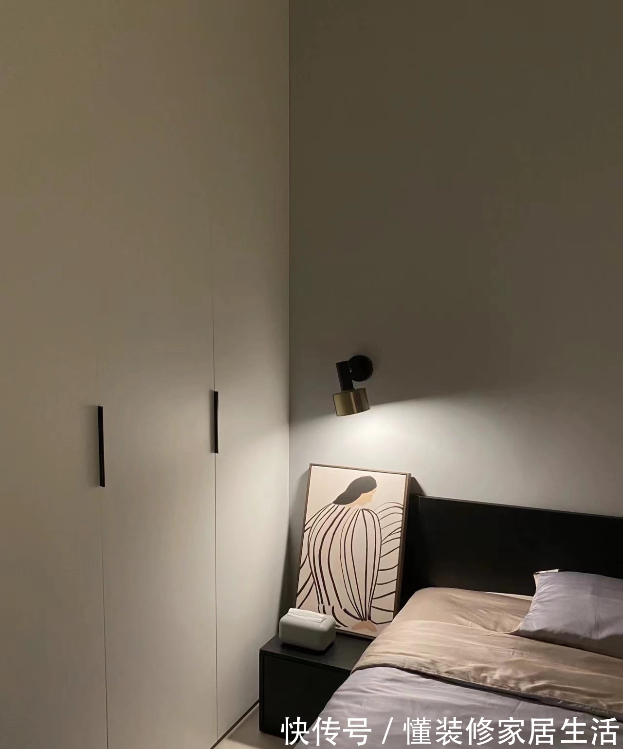 墙面|110㎡简约风,花费10W做橱柜,全屋“空无一物”,太舒适了