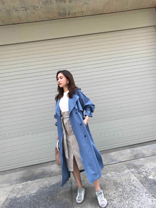 连衣裙|今年秋冬流行的风衣色号都在这,选这5种大衣,让你美出新高度