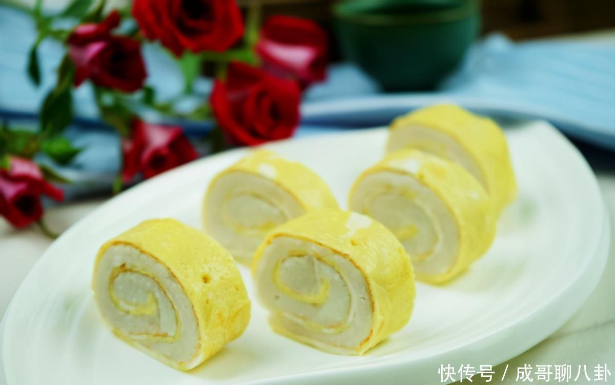 芋头新吃法,一蒸一卷,营养美味颜值高,比买的甜品还好吃