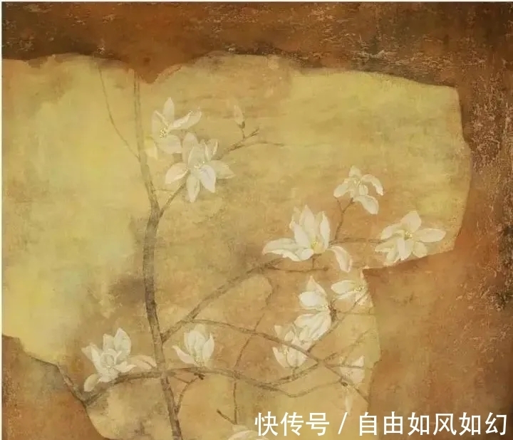 中国画#一种近似于油画的效果,却有着中国画的诗意韵律|王旭花鸟画