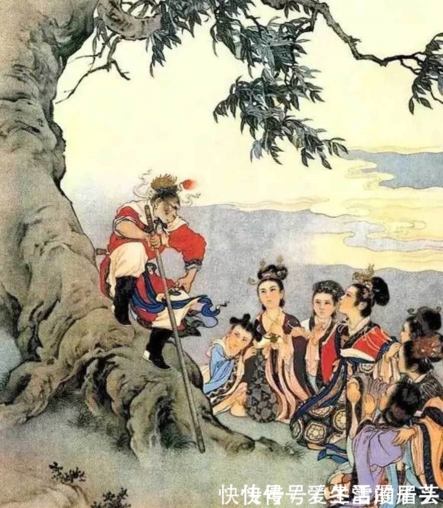 闹天宫#衰落的连环画:刘继卣的8张闹天宫,画出一个叱咤风云的孙大圣!