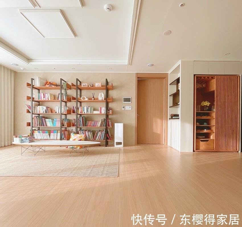 餐边柜|为了两个小公主,109㎡淘汰沙发和电视,温馨轻松的氛围惹人羡慕