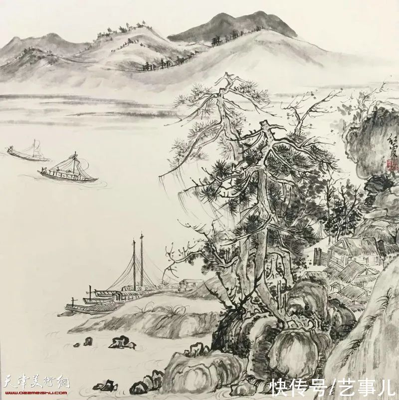 汤莉|天津美术学院首届“水墨为上”山水画高研班教学回顾