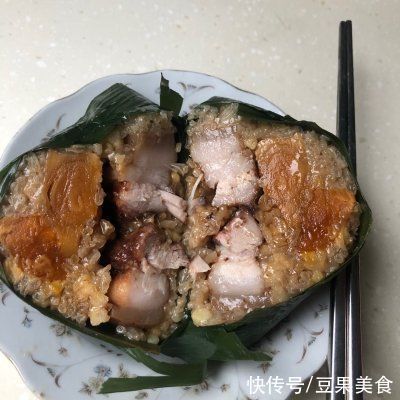 粽子叶|因为这道咸蛋黄肉粽，从此爱上了做饭