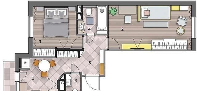 洗衣机|父女俩同住48㎡公寓,坚持“去客厅化”设计,全屋配色温馨舒适!