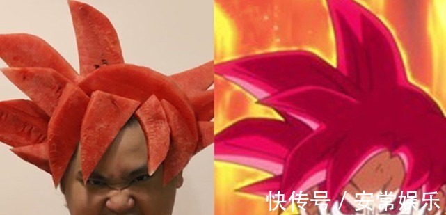 西瓜皮|小哥低成本COS龍珠角色,超紅悟空表情到位,沙魯的造型引人注目