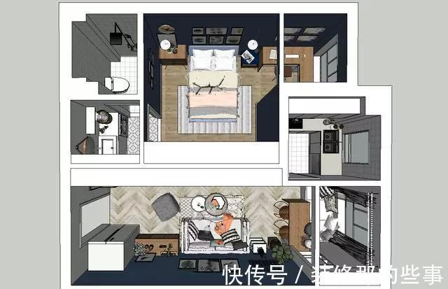 电视柜|15W装修的57平北欧风单身公寓，简约时尚，一切设计都刚刚好