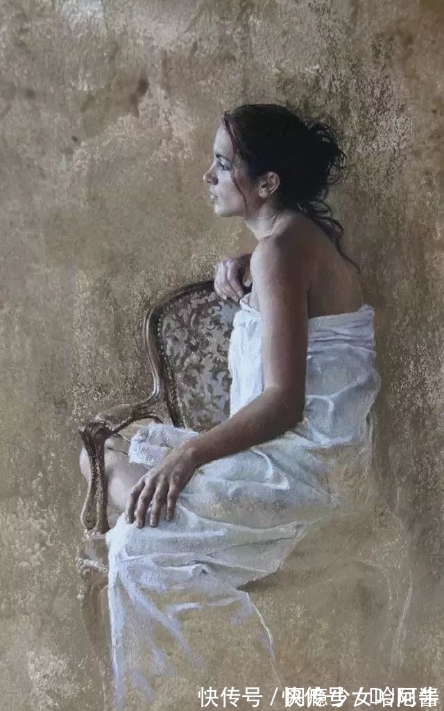 厚重感$赏心悦目,活色生香——女画家色粉笔下极致唯美的女性人体肖像