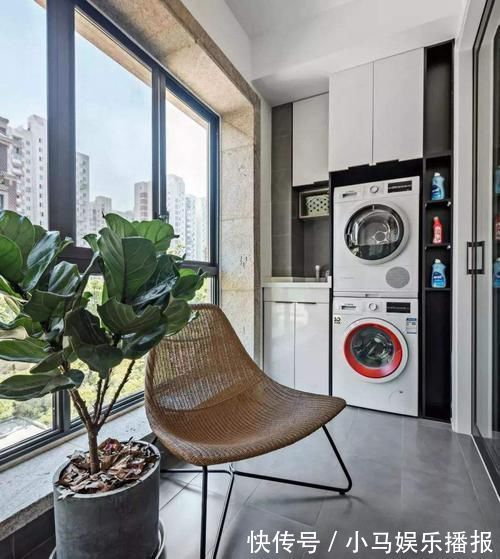 厨房|房子装修不要把洗衣机放阳台了，外国家庭更喜欢这样做，聪明极了