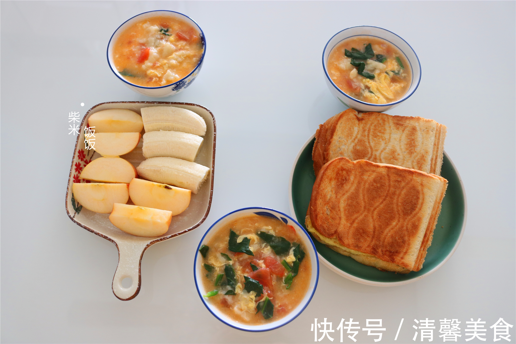 菠菜|晒晒我家最近7天早餐,跟着一起做,再也不愁早餐吃什么