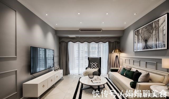 小公主|谭书娅作品106㎡一家三口，现代美式风打造的幸福之家！