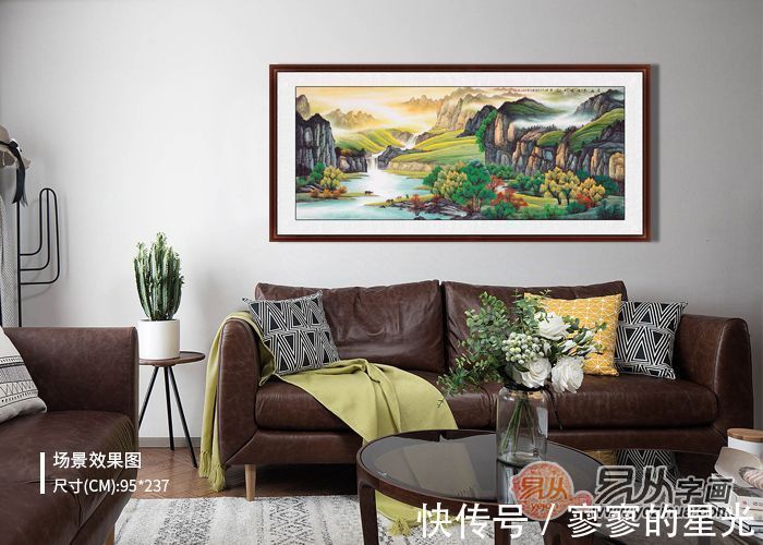 山水画#刘燕姣山水画 美丽到令人动容动情动心