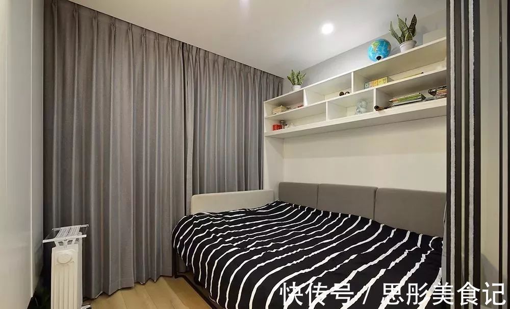 卡座式|夫妻买下48㎡带阁楼二手房,装出3室1厅+书房,5口之家太幸福了!