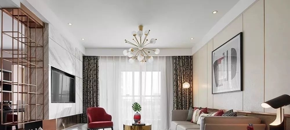 元素|客厅别再乱装了,如今流行轻奢风,精致漂亮上档次,太羡慕!