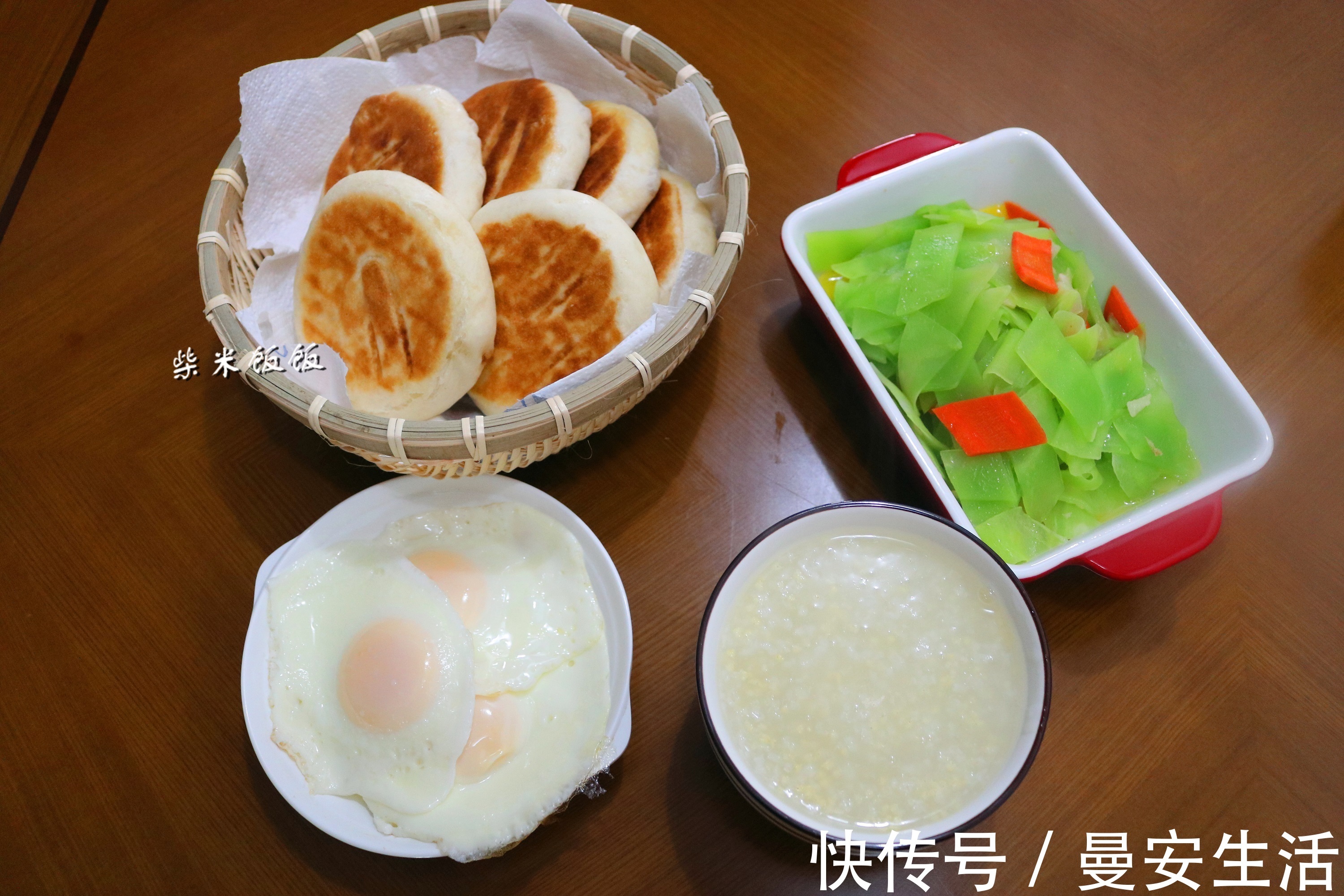 白煮鸡蛋|我家早餐特别快,20分钟全做好,有饼有粥还有菜,家人吃得香