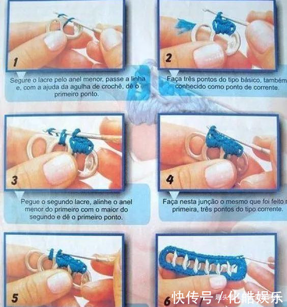 在易拉罐拉环上编织，钩成的包包耐看耐用！DIY变废为宝附教程