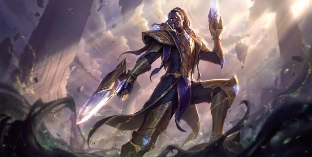 LOL|LOL：卢锡安赛季皮肤有多帅？回城有6颗宝石环绕，拳头这次良心了！