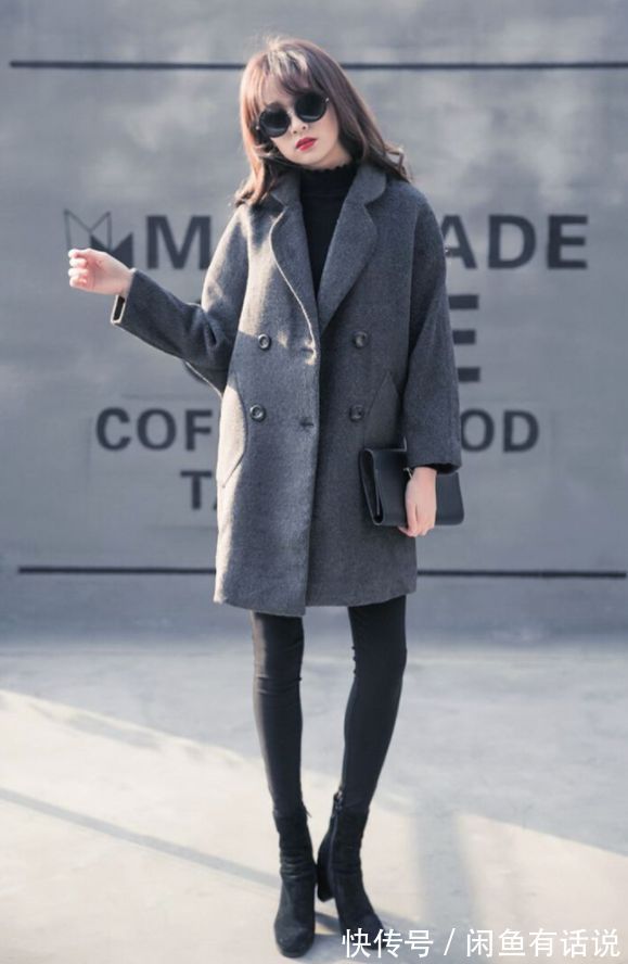 裤装 女人再懒,也别拿打底裤配大衣了,试试这3条“裤子”,很高级