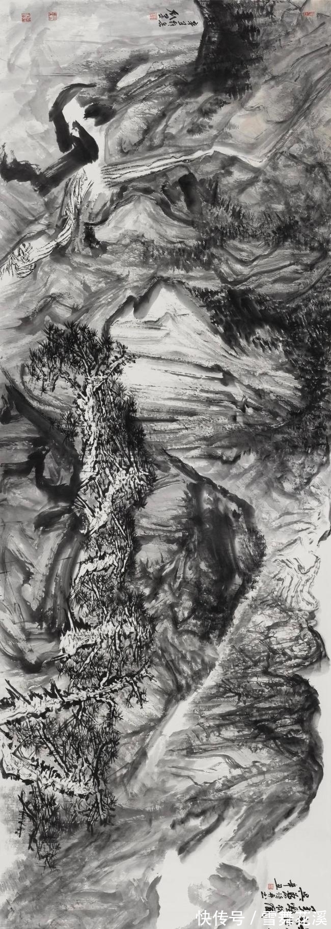 昏晓!用水墨为泰山存照立传——评著名画家刘罡泰山主题系列山水画