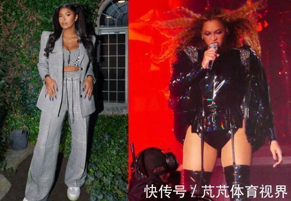 瓦妮莎|科比大女儿出道!身高超瓦妮莎一个头,五官和科比一个模子