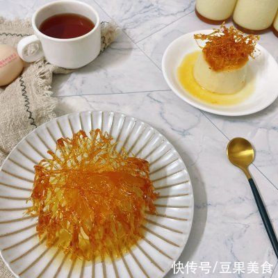 糖丝|#2021亲子烘焙组——“焙”感幸福#糖丝焦糖布丁