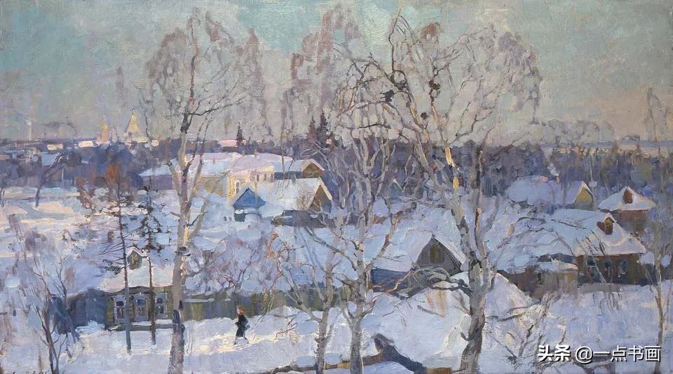 美术学院#阿巴库莫夫:被誉为俄罗斯的金笔,其画笔下都是净化的世界
