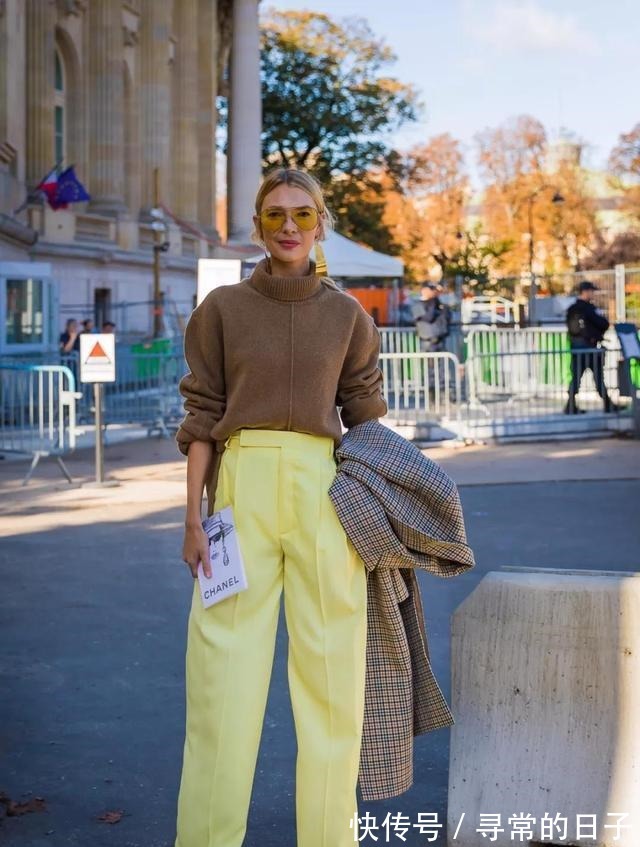 高领毛衣 秋冬最经典穿搭高领毛衣+阔腿裤,遮肉显瘦,穿三五年不过时!
