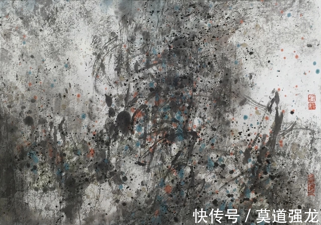 水墨|刘思东水墨山水画,看似随心所欲的洒脱,却有无尽的笔墨意蕴