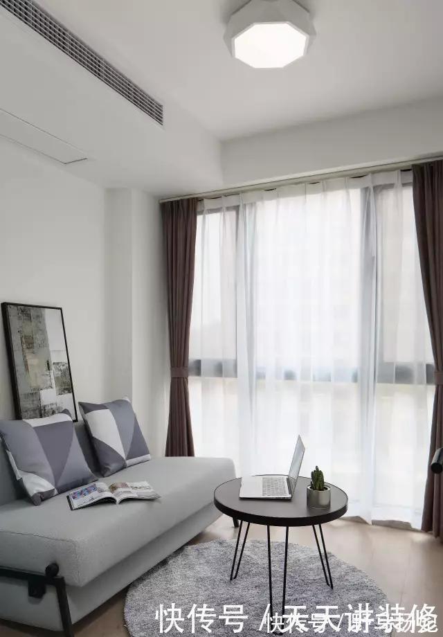 简装|100㎡小三房,发现简装也能这么吸引人,清新又耐看!